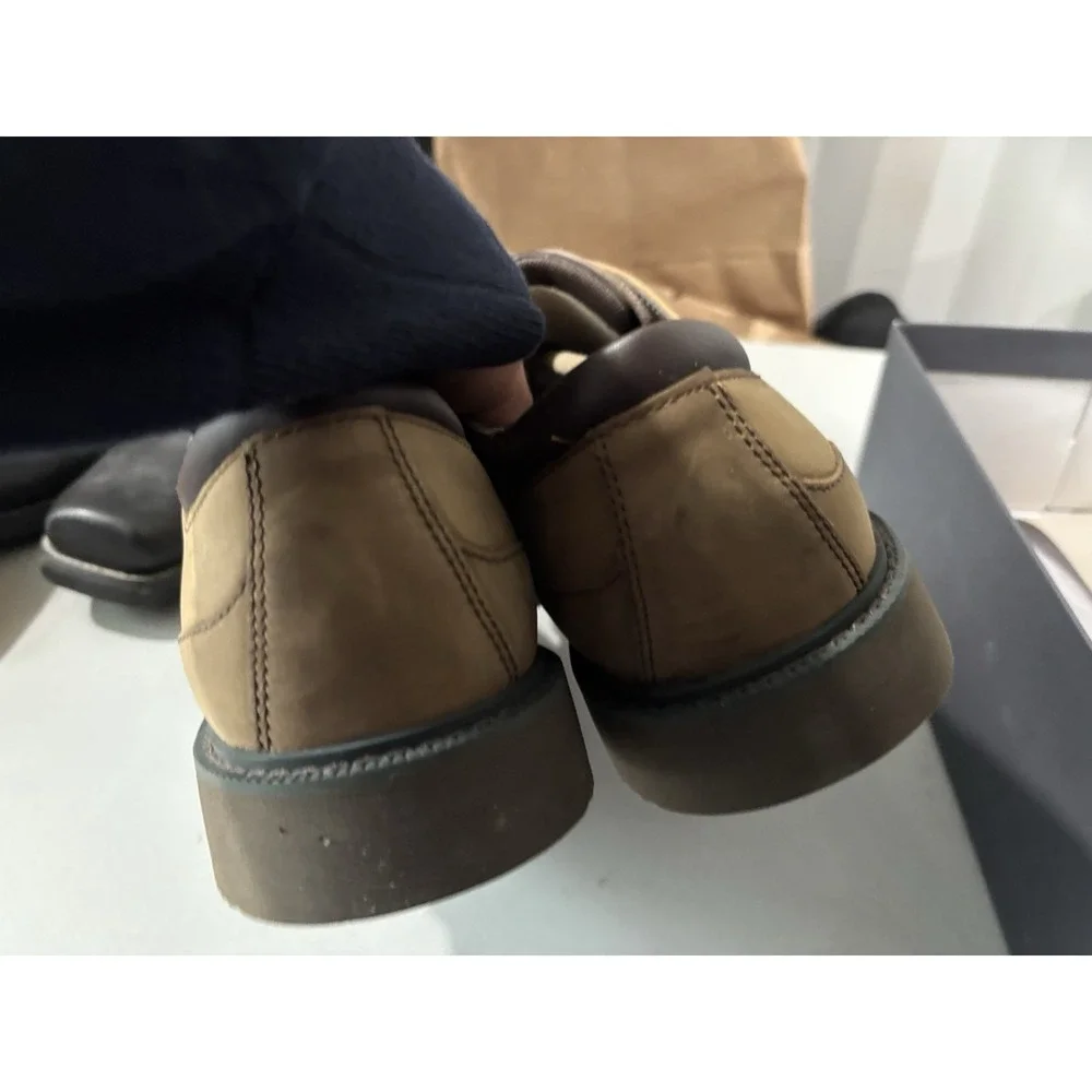 Rockport‎ shoes 13W North field Waterproof  Brown Leather Lace Up NIB